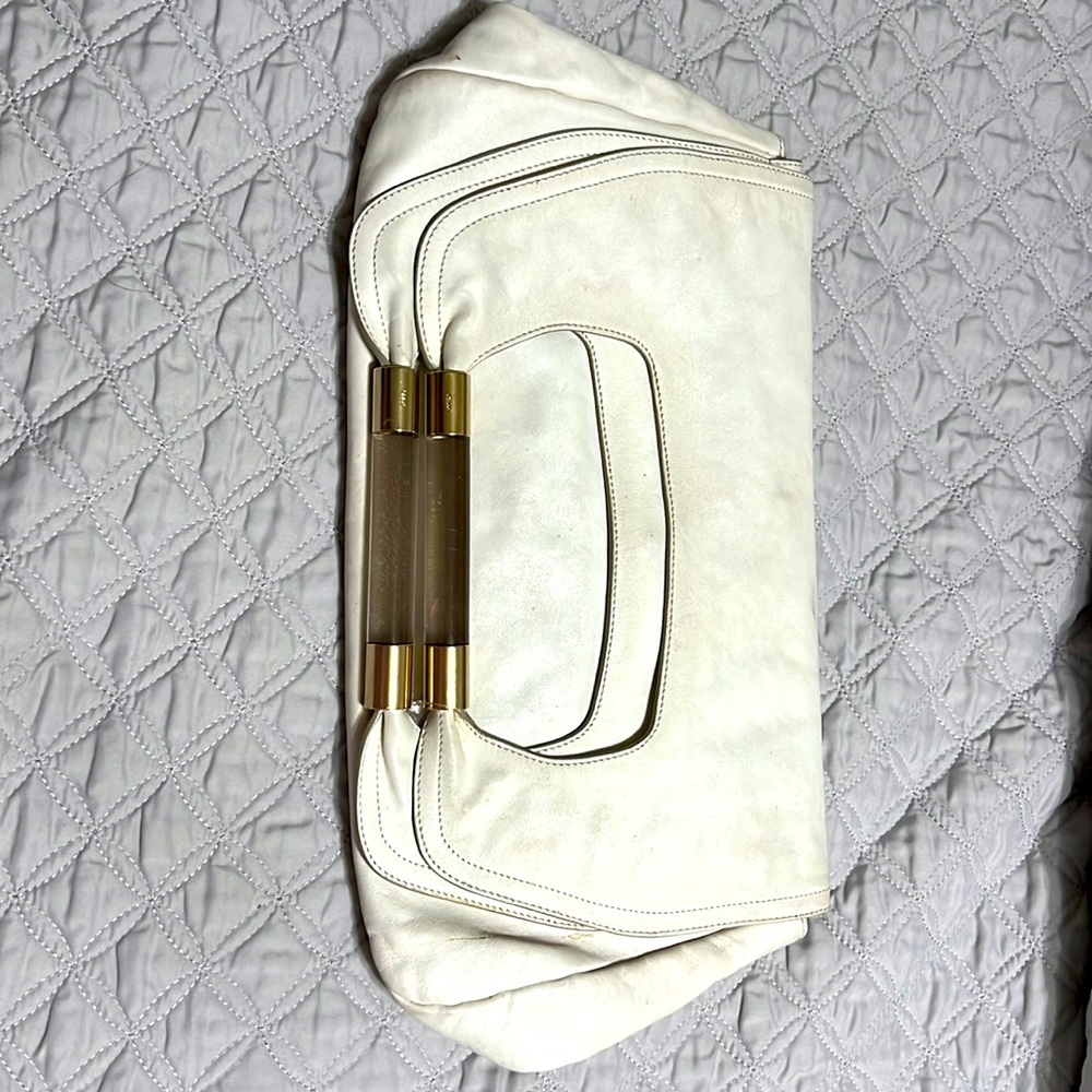 Chloe Authentic White clutch/ wristlet’s Bag